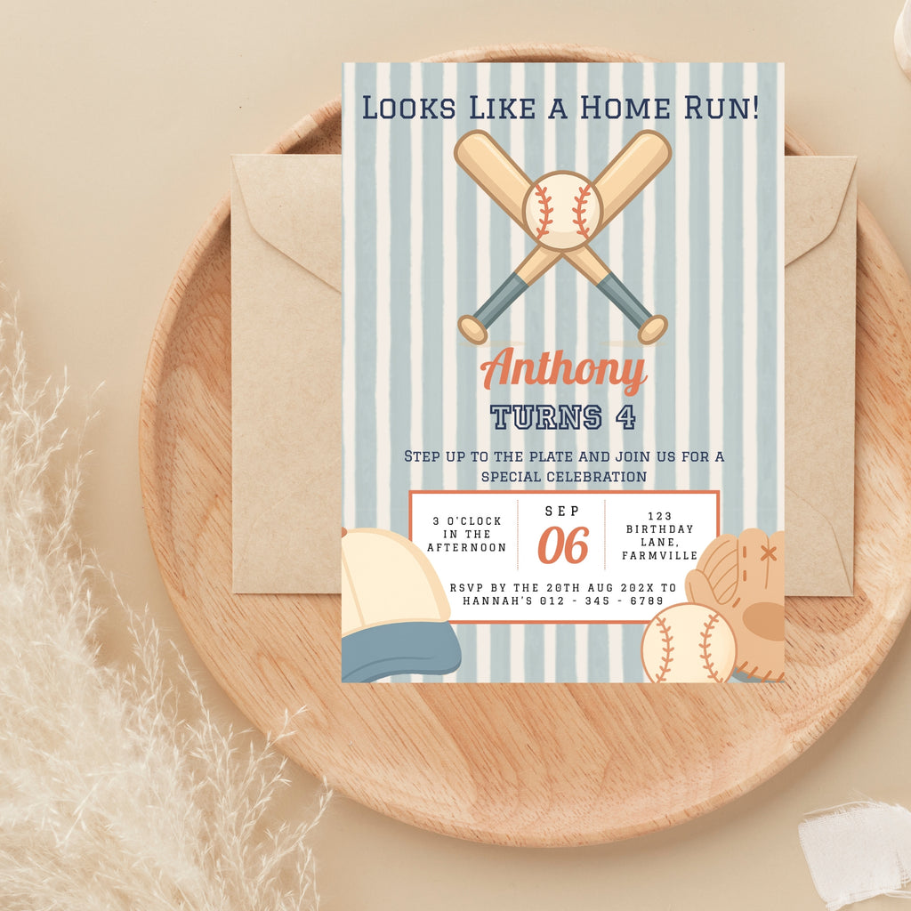4th birthday baseball theme | boy anniversary | baseball cap