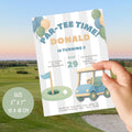 2nd birthday invitation | golf theme | par-tee anniversary