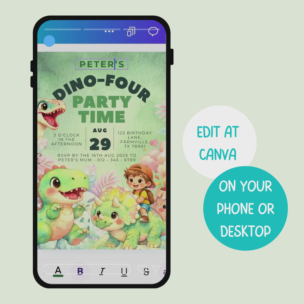 2nd birthday invitation | golf theme | par-tee anniversary